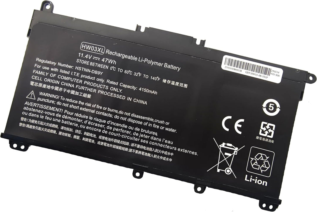 HW03XL L97300-005 Akku Kompatibel mit HP 250 G9 255 G8 255 G9 17-CN 17-CP Pavilion 15-EG 15-EG1103NW