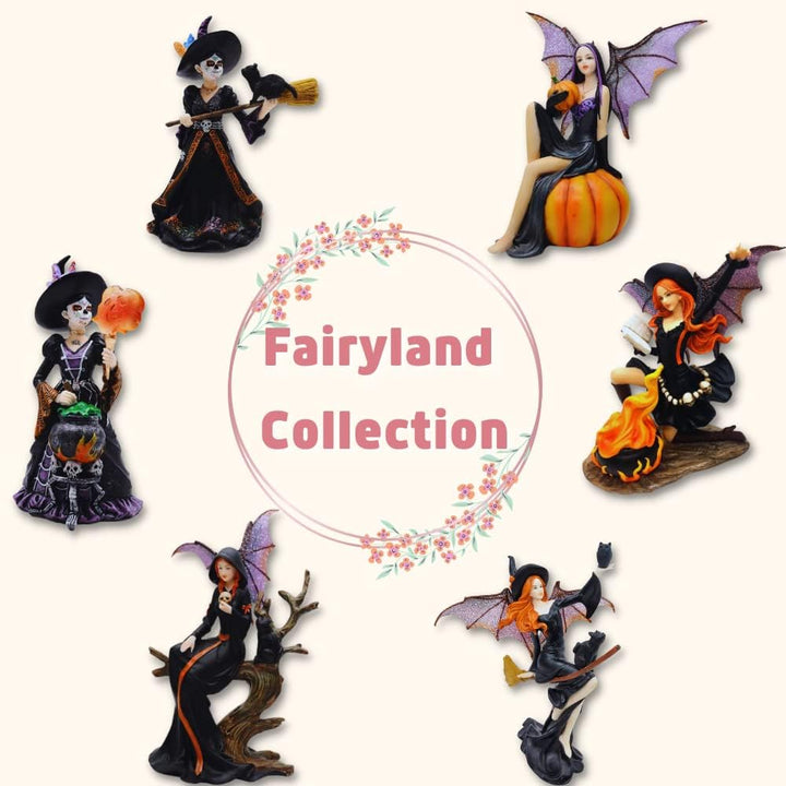 Comfy Hour Fairyland Collection 22,9 cm Lesebuch Dunkle Fee Hexe Figur, Heimdekoration und Sammlerst