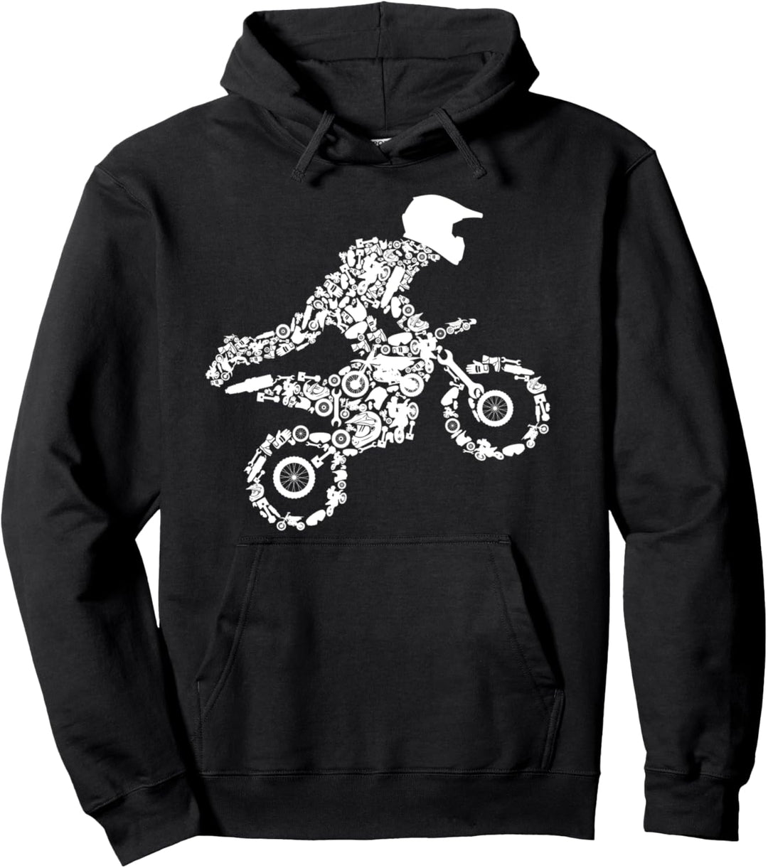 Motocross Dirt Biker Enduro Supermoto Bike Geschenk Pullover Hoodie