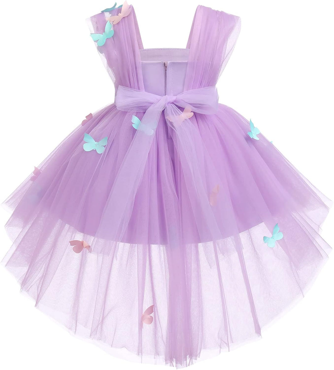 FYMNSI Baby Mädchen Prinzessin Kleid Blumenmädchenkleid Taufkleid Kleinkinder Schmetterling Festlich