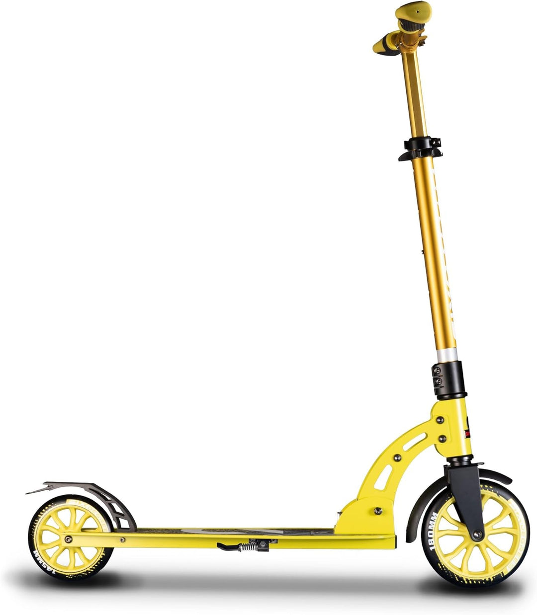 SIX DEGREES Aluminium Scooter Junior mit Klappmechanismus u. Ständer, 180/145 mm, höhenverstellbar,