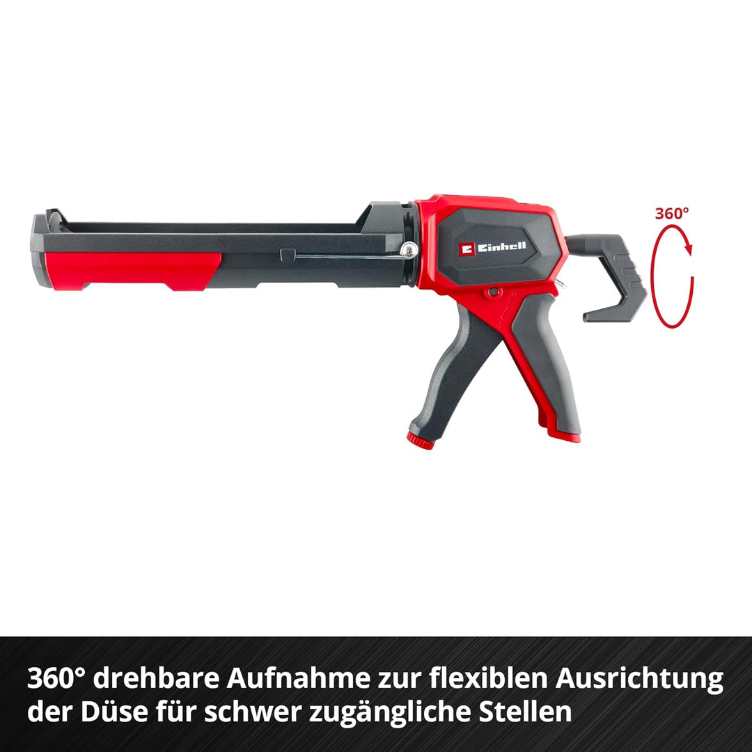 Einhell Kartuschenpressen-Set Profi, 5-tlg. (umschaltbare Kraftübertragung 1:12-1:24, Tropfstopp, Ny