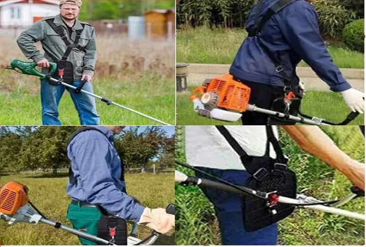 Doppel Schultergurt, Trimmer Schultergurt Tragegurt Für Motorsense Rasentrimmer Freischneider Rasenm