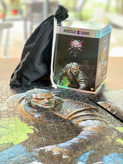 Good Loot The Witcher Dark World Puzzles Premium Box Sack Poster Computerspiel Spielepuzzles für Jug