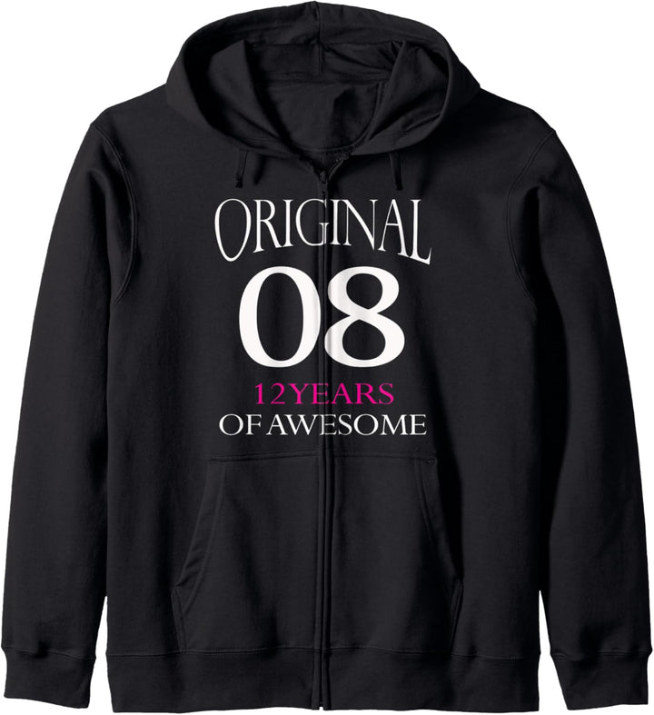 Mädchen Niedlich Original 2008 12 Jahre Awesome Geschenk Kapuzenjacke