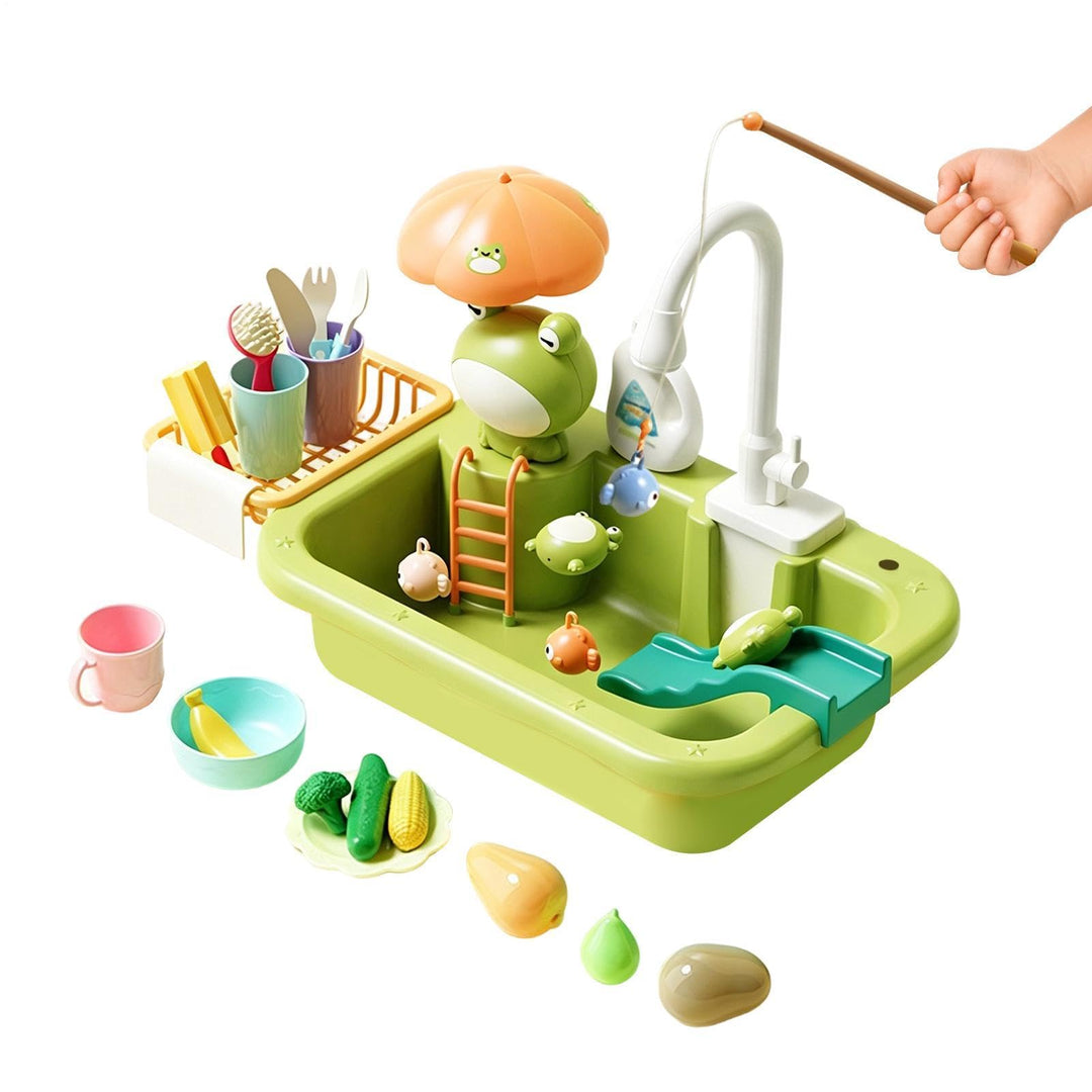 Kinder Wasserspieltisch für draussen,Poolspielzeug mit Pumpe - Küchen Spielspüle Spielzeug | für, Ga