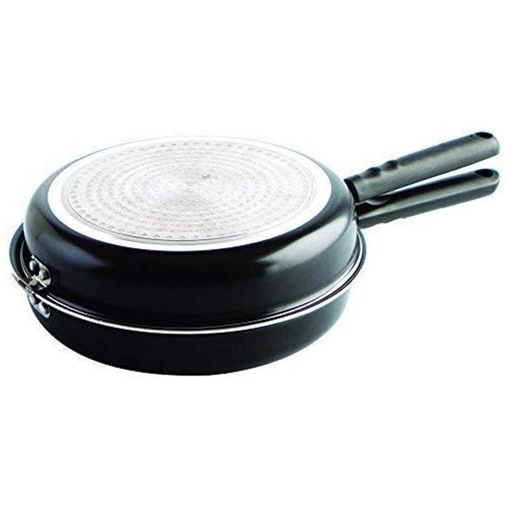 MGE - Omelette-Pfanne für Induktion und Vitro - Doppelbratpfanne für Kartoffeltortillas - Doppel-Pfa