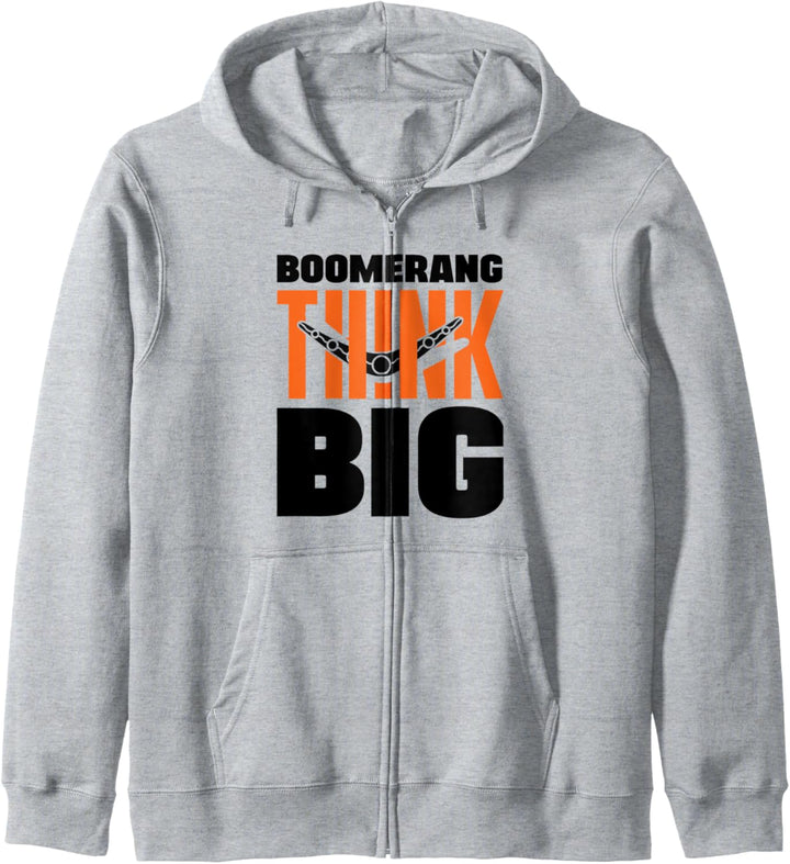 Boomerang Think Big Boomerang Wurfsport Australien Kapuzenjacke