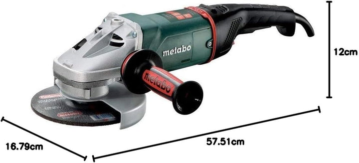Metabo Winkelschleifer WE 22-180 MVT (606463000) Karton, 2200 Watt, Scheiben-Ø: 180 mm, Leerlaufdreh
