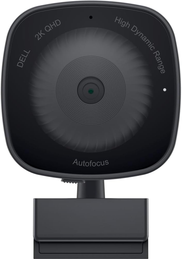 Dell Webcam WB3023-2K QHD/FHD/HD Auflösung, Sony Sensor, f2.0 Blende, Gesichtserkennung, Mikrofon mi