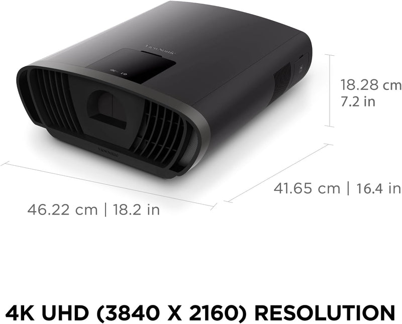 Viewsonic X100-4K UHD Heimkino LED Beamer (4K, 2.900 Lumen, Rec. 709, HDR, 4x HDMI, USB, WLAN Konnek