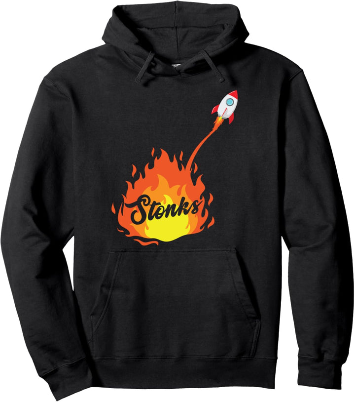 Stonks Private Device gegen Hedge Fond Pullover Hoodie