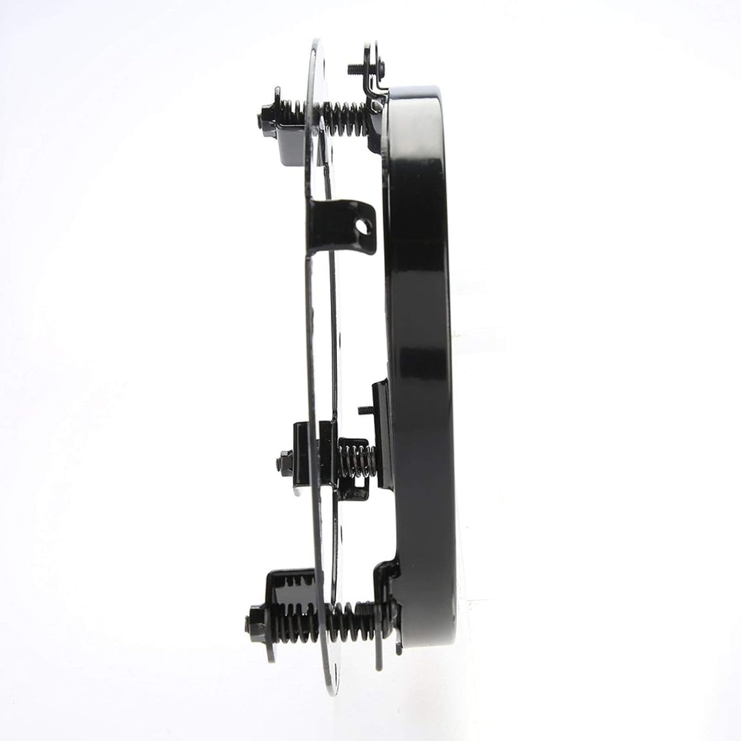 Autoscheinwerferhalterung, runder 7 Zoll Autoscheinwerfer-Montagering (schwarz) Cafe Racer Tank Ersa