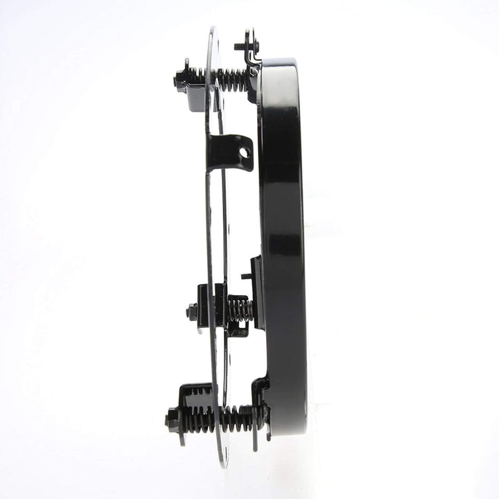 Autoscheinwerferhalterung, runder 7 Zoll Autoscheinwerfer-Montagering (schwarz) Cafe Racer Tank Ersa
