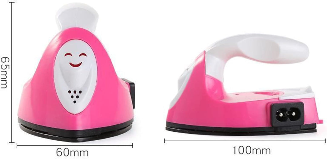 Mini-Dampfbügeleisen mit Doppelspannungs-Reisetasche, Antihaft-Anti-Rutsch-Griff, Schnelle Erwärmung