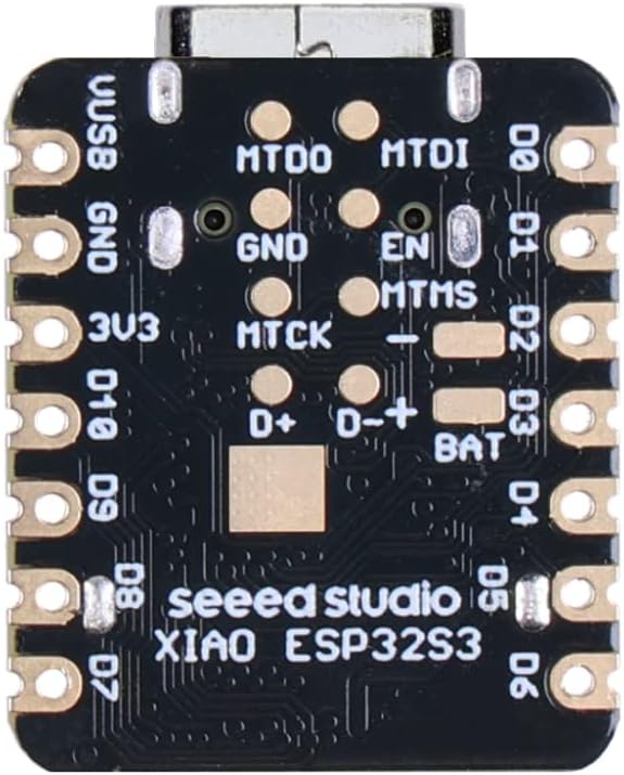 Seeed Studio XIAO ESP32S3 Sense – 2,4 GHz Wi-Fi, BLE 5.0, OV2640 Kamerasensor, Digitalmikrofon, 8 MB