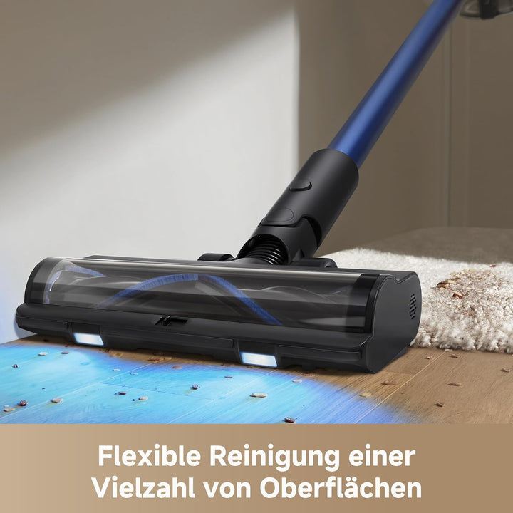 Mova S4 Detect Akku Staubsauger, bis zu 91 Minuten Laufzeit, staubsauger Kabellos LED-Display, OptiI