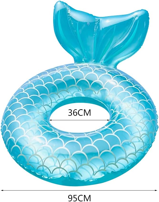Schwimmring Erwachsene 105cm Pool Schwimmreifen Riesiger Luftmatratze Aufblasbar Schwimmring Wasser