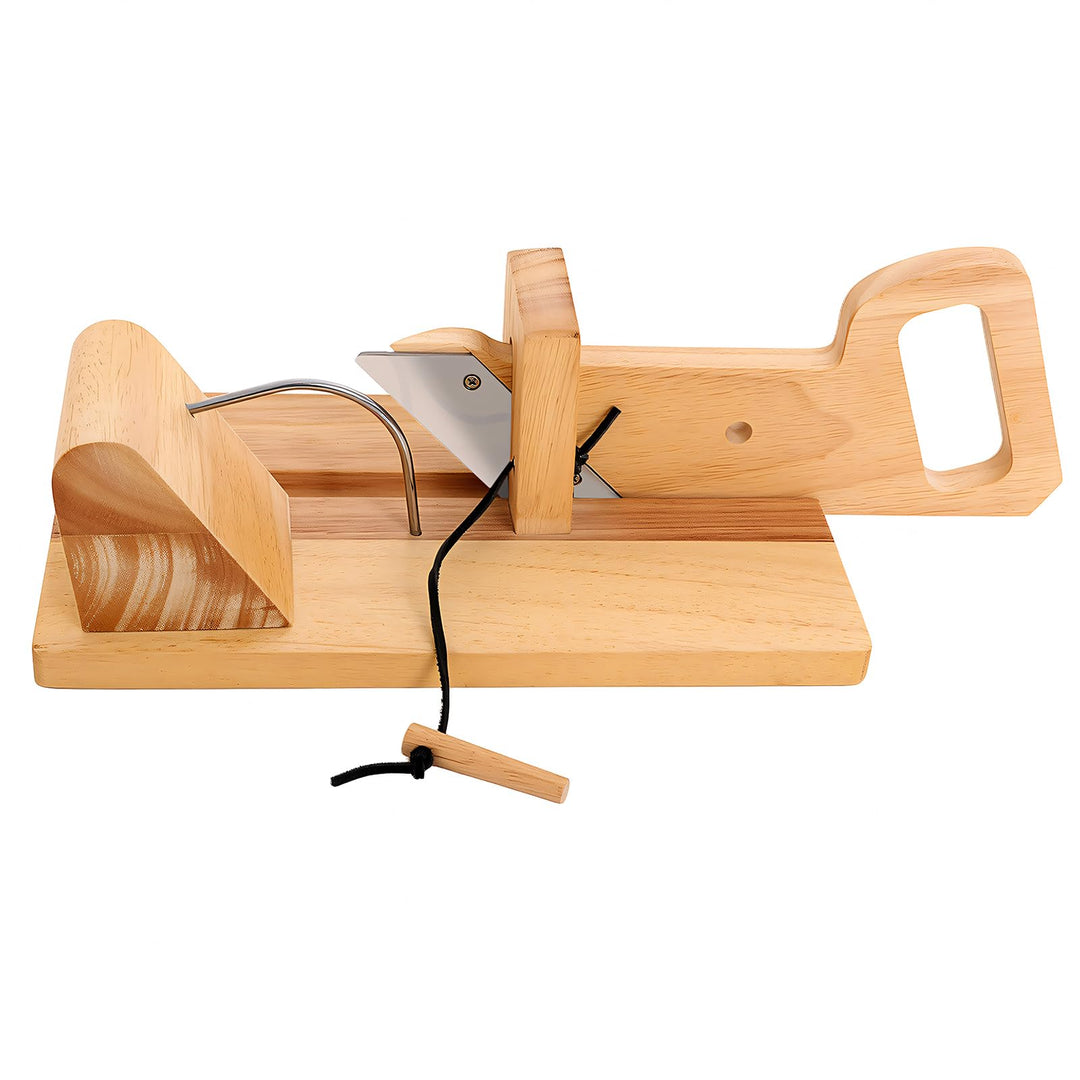 Kaibrite Holz Wurstschneidemaschine Speckschneidemaschine Wursthobel Wurst Schneider Cutter+Edelstah