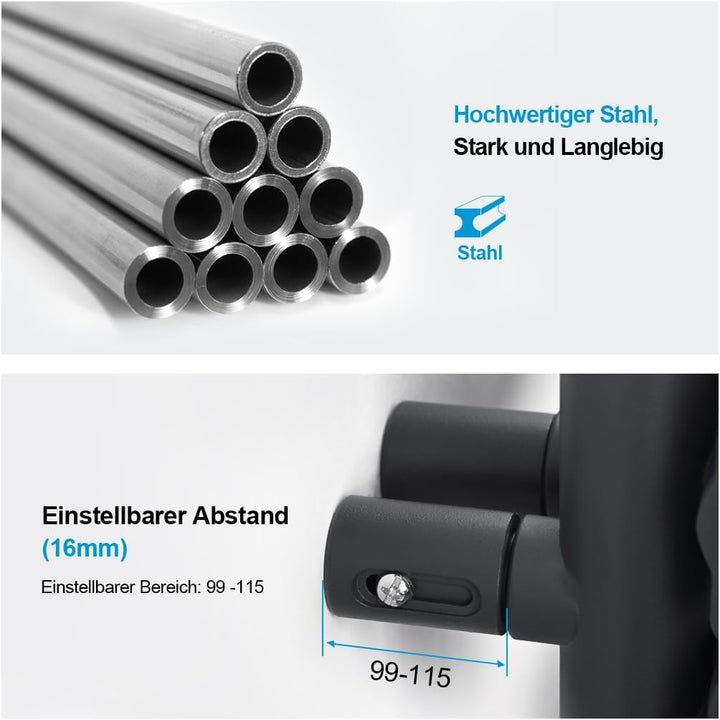 Heilmetz Badheizkörper Flach Design Heizkörper Handtuchtrockner für Badezimmer Handtuchheizkörper mi