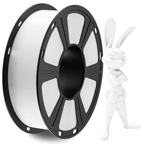 PLA Filament 1.75mm, GIANTARM 3D Drucker Filament PLA Weiss 1kg Spool AA-Weiss, AA-Weiß