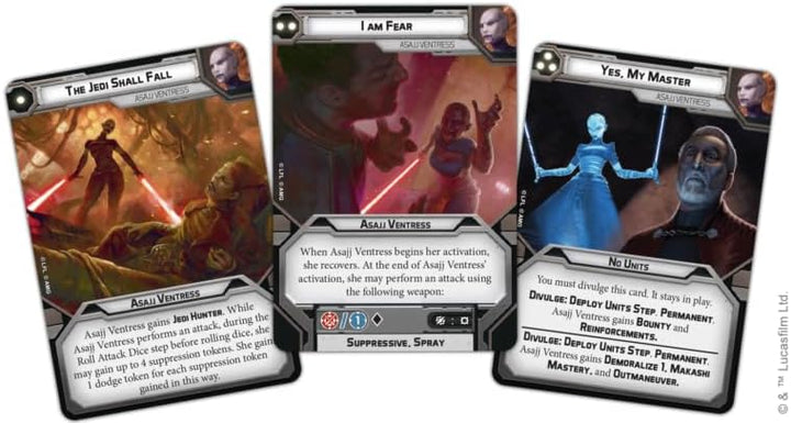 Star Wars Legion Asajj Ventress Operative Erweiterung,Zwei Spieler Miniaturen Kampfspiel,durchschnit