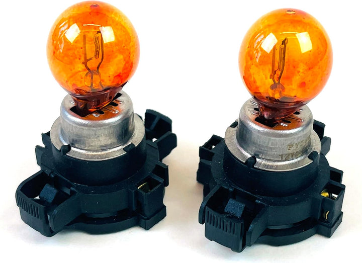- 2x Stück PY24W Amber/Orang 12V 24W PGU20/4 Halogen Lampe Blinklich Signallampe