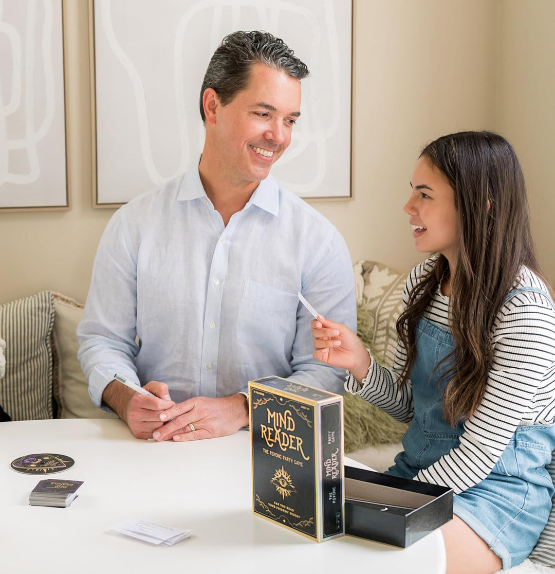 DYCE Mind Reader – Can You Read Your Friends' Minds? The Fun Psychic Mind Meld Family Party Game for