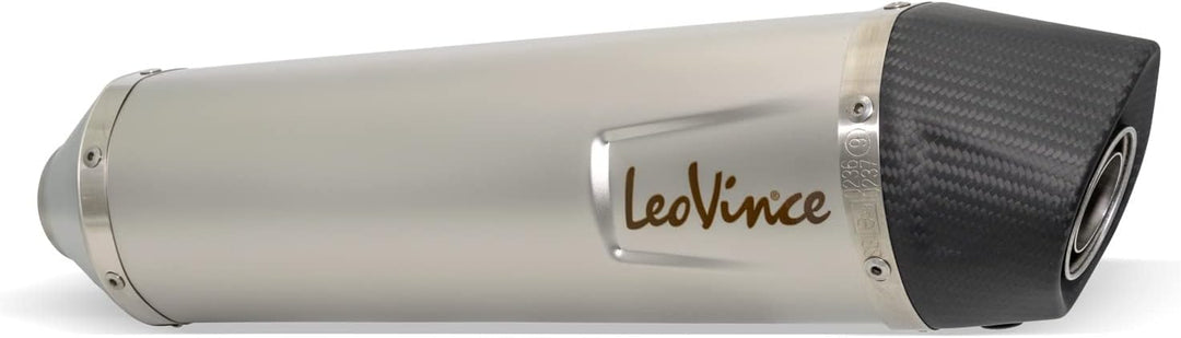 Endschalldämpfer LeoVince SLIP-ON SBK LV ONE EVO, Edelstahl, Carbon Kappe, mit Zulassung für BMW F 6