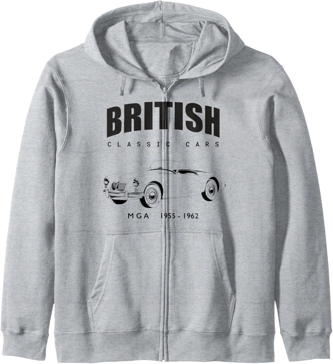 Britische klassische Sportwagen - MG MGA-Abbildung Kapuzenjacke