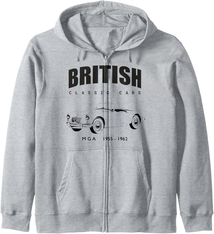 Britische klassische Sportwagen - MG MGA-Abbildung Kapuzenjacke