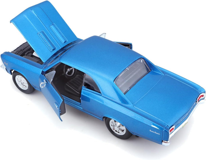 Bburago Maisto France Chevrolet SS 396 1966 Massstab 1:24 Farbe M31960 zufällig