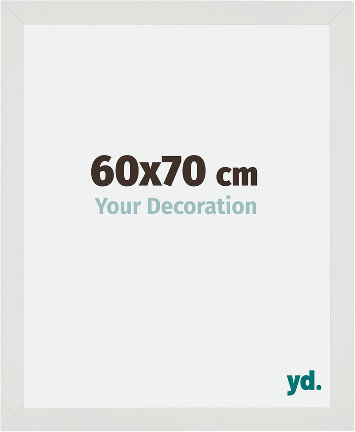 yd. Your Decoration - Bilderrahmen 60x70 cm - Bilderrahmen aus MDF mit Acrylglas - Antireflex - Ausg