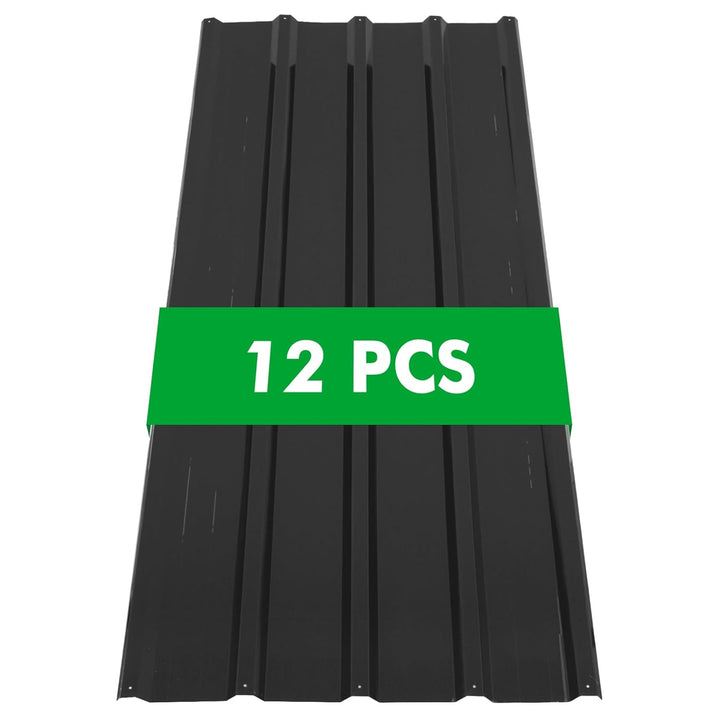 12er ProfilblechTrapezblech, Wellplatten Dachplatten Verzinkter Stahl Dachblech 110cm x 45cm, Trapez