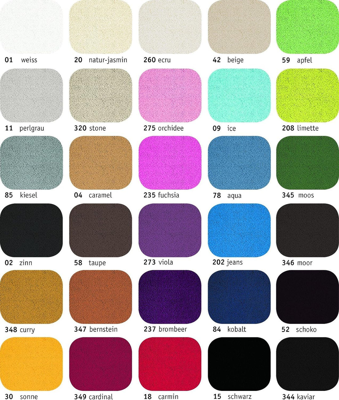 RHOMTUFT Prestige Badvorleger, 100% Baumwolle, 237 Brombeer, 60 x 60 cm, WC-Vorleger ohne Passform 6