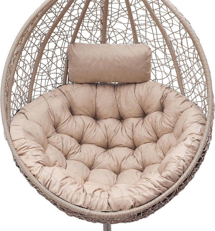 PillowPrim Hängesessel Kissen, Auflage für Polyrattan/Rattan Hängeschaukel, Polster, Hängekorb, Scha