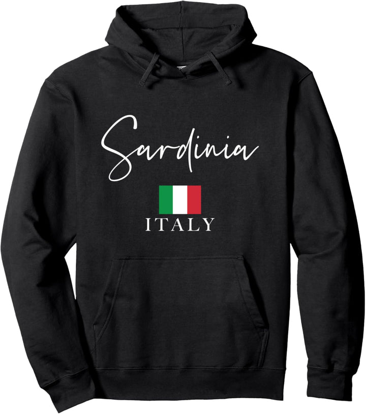 Italien-Flagge Urlaub – Insel Sardinien Pullover Hoodie