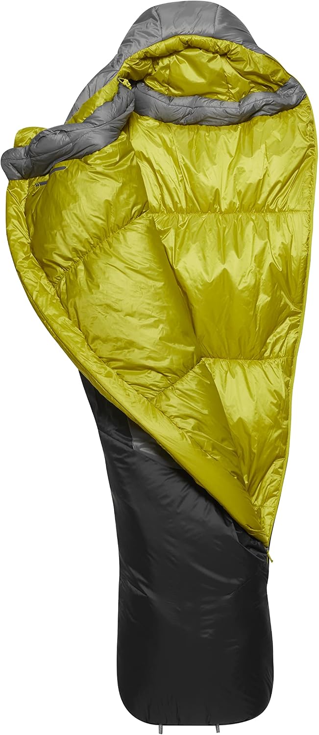 Rab Solar Ultra 2 Schlafsack Camping Granit 15 Degree, Long, Left Zip, Granit 15 Degree, Long, Left