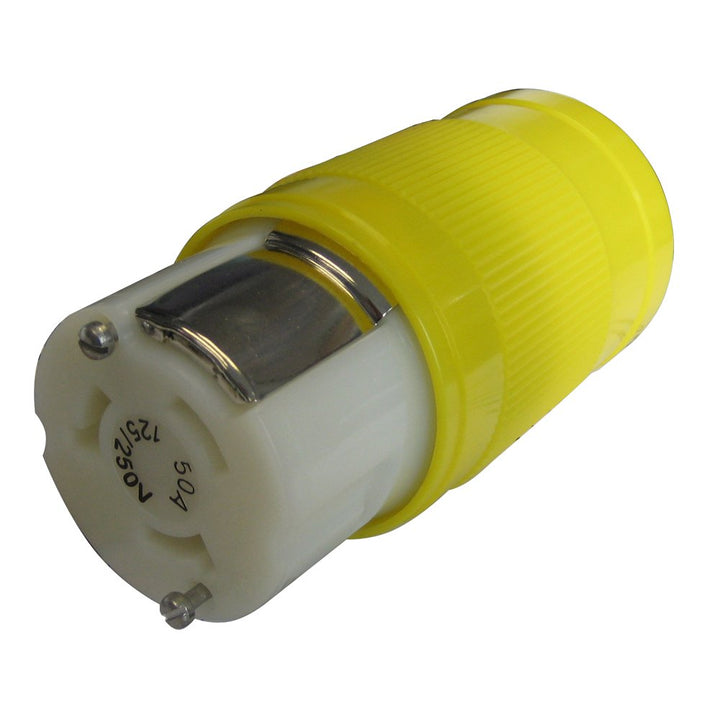 Marinco Shore Netzstecker und -stecker verriegelbarer Steckverbinder, 50A 125/250V, verriegelbarer S
