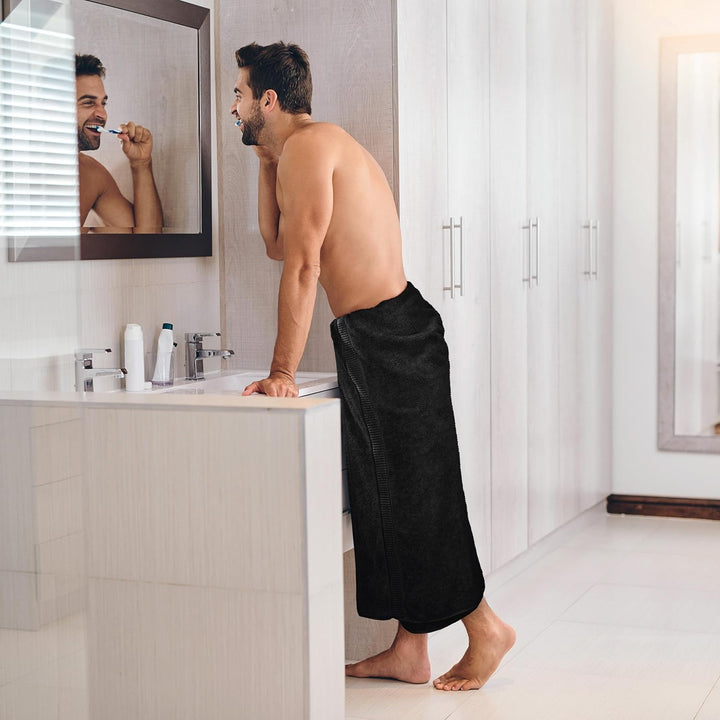 Utopia Towels - 2er Badetücher Gross aus Baumwolle mit Aufhänger, Saunatücher,Badehandtücher Gross,