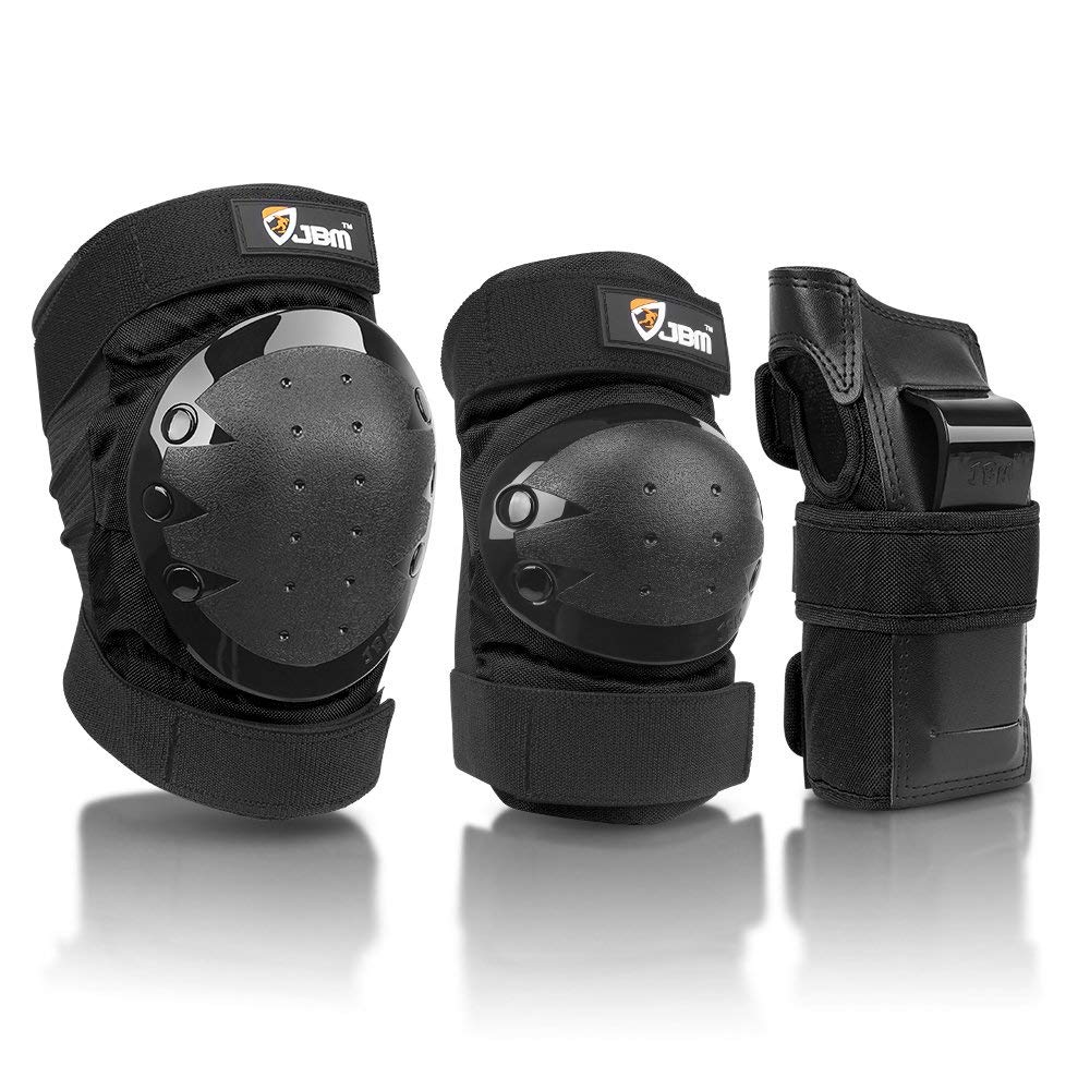 Erwachsene / Kinder Schutzausrüstung Knie Ellbogen Handgelenk Polster Schützer Patella Unterstützung
