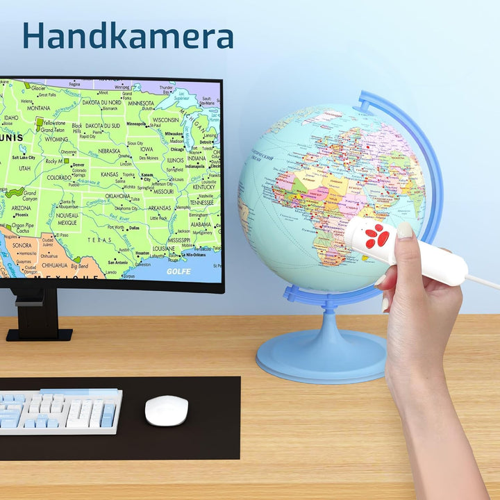 INSWAN INS-3 Abnehmbare USB-Dokumentenkamera für Lehrer und Visualizer mit eingebautem Mikrofon, Lic