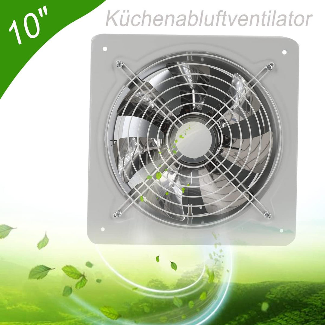 ECUTEE 220V 100W Axiallüfter 250mm Küchenabluftventilator Abluftventilator 10 Inch Axialventilator I