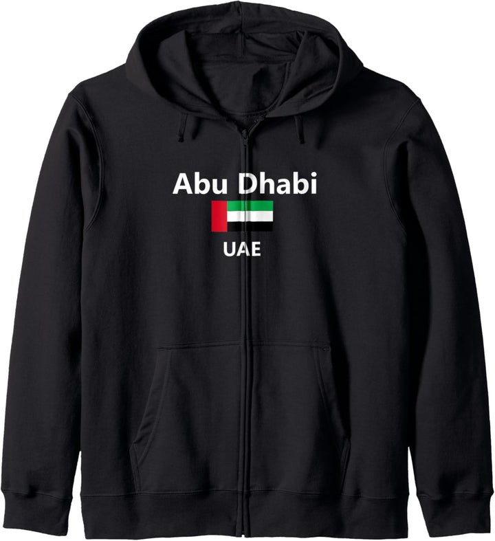 Abu Dhabi United Arab Emirates UAE Flag Country Kapuzenjacke