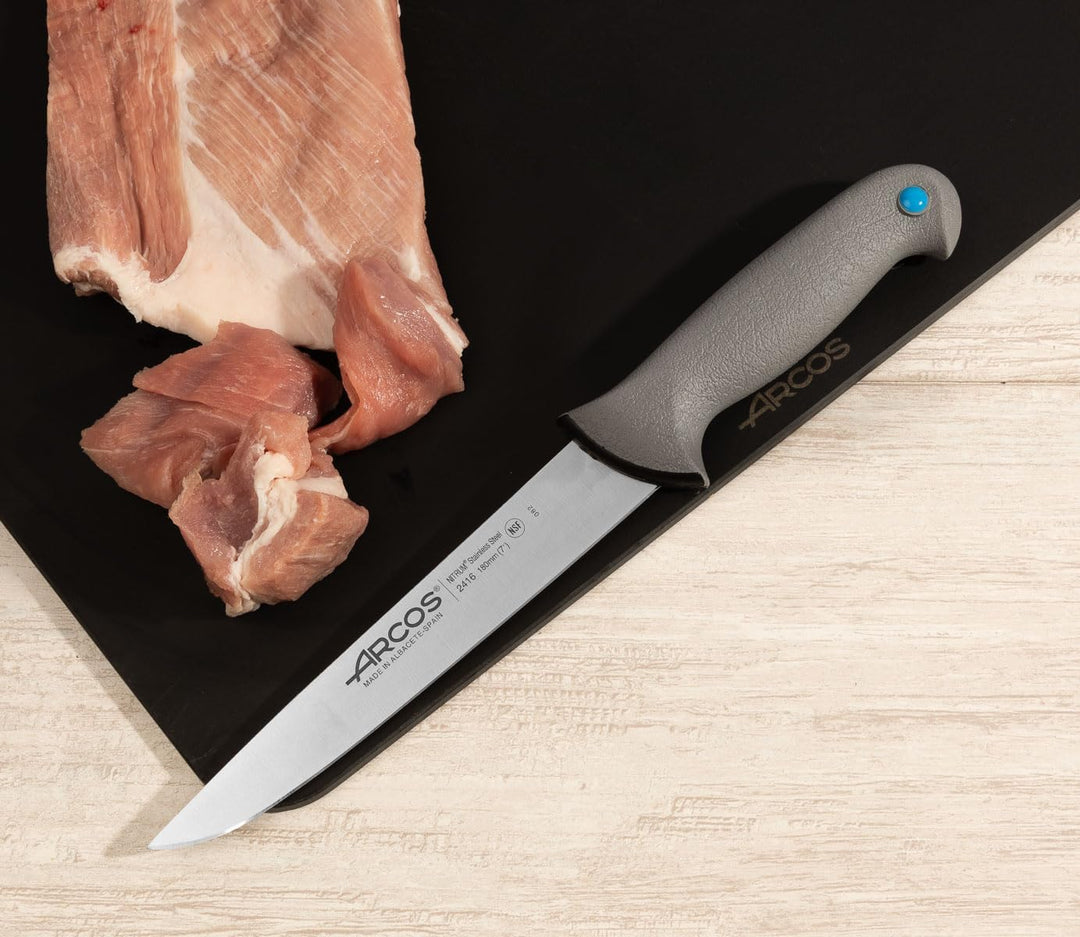 Arcos Fleischermesser aus Nitrum Edelstahl - Professionelles Küchenmesser zum Schneiden von Fleisch,