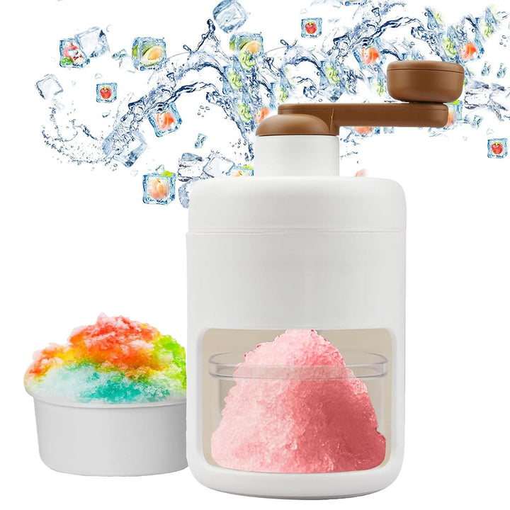 AXIM Eiswürfelmaschine für Zuhause, manueller Eisrasierer, zerkleinerte Eismaschine, mit Eiswürfelsc