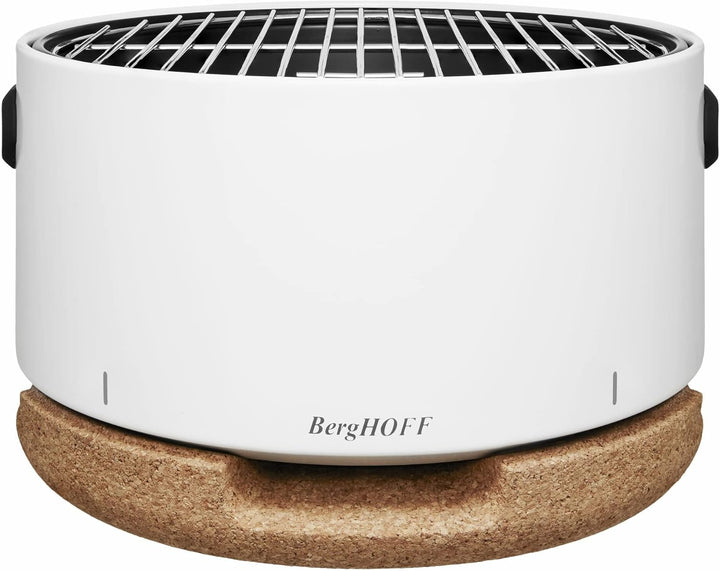 BergHoff Tischgrill Leo (Holzkohlegrill tragbar, Camping Grill inkl. Zubehör, Tragbarer Reisegrill k