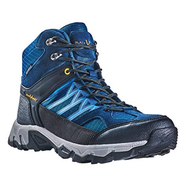 Black Crevice Trekkingschuhe Herren I High Cut Trekking Schuhe I Wasserfeste Wanderschuhe I Hochwert
