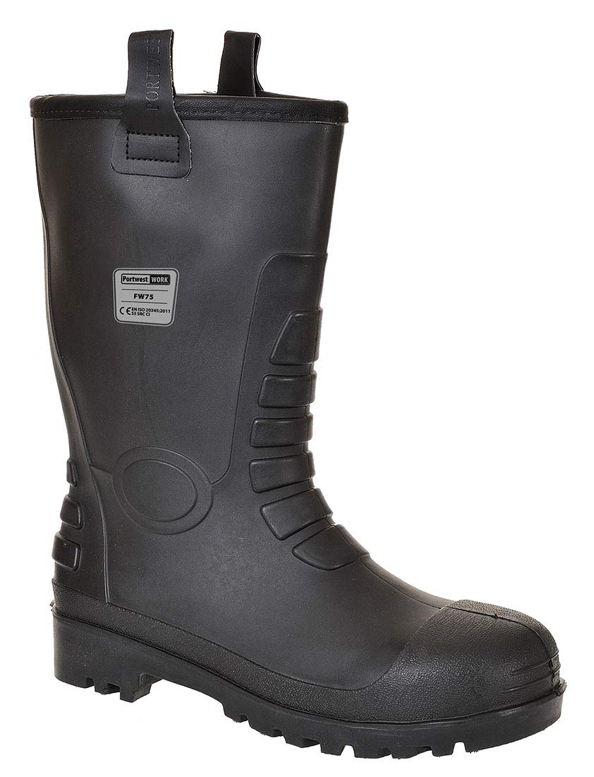 Portwest Herren Steelite Neptune Sicherheitsstiefel / Gummistiefel, wasserfest (47 EUR/12 UK) (Schwa