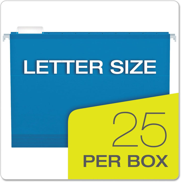 Pendaflex Verstärkte Hängemappen, BriefgröÃŸe, blau, 1/5 Schnitt, 25/BX (4152 1/5 BLU) Letter blau,
